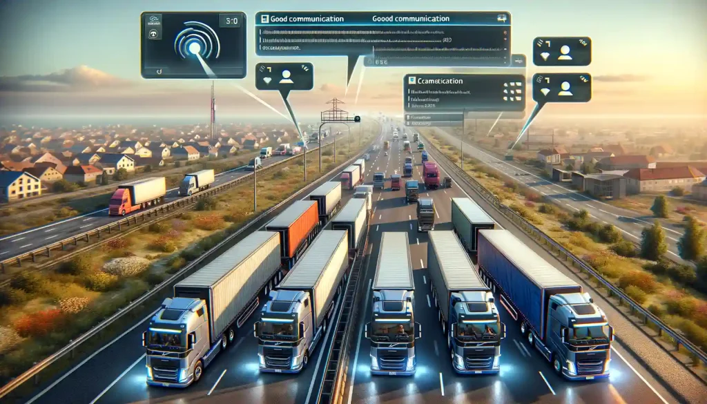 Truck Simulator Ultimate multiplayer mode convoys on road