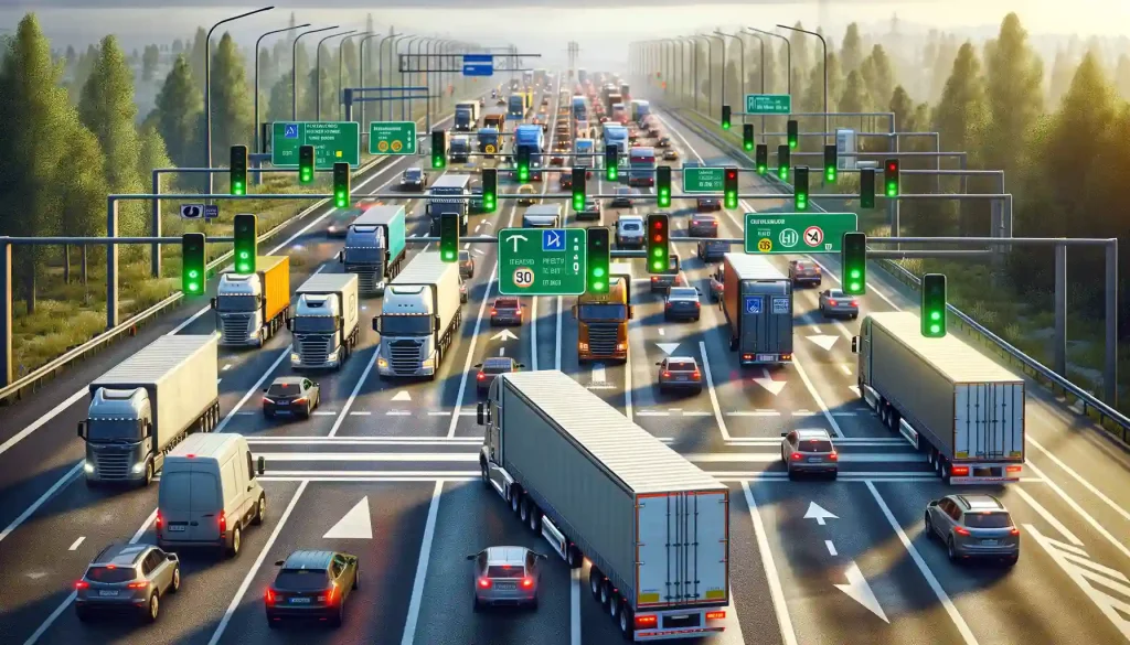 Truck Simulator Ultimate multiplayer mode traffic guidance