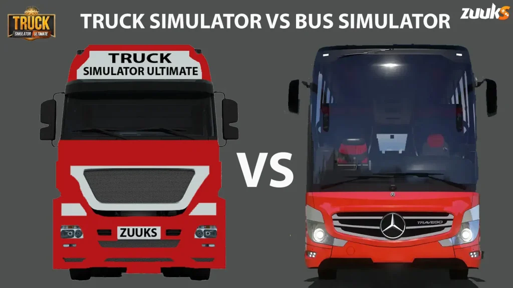 Truck Simulator Ultimate vs. Bus Simulator Ultimate a comparison of two popular games