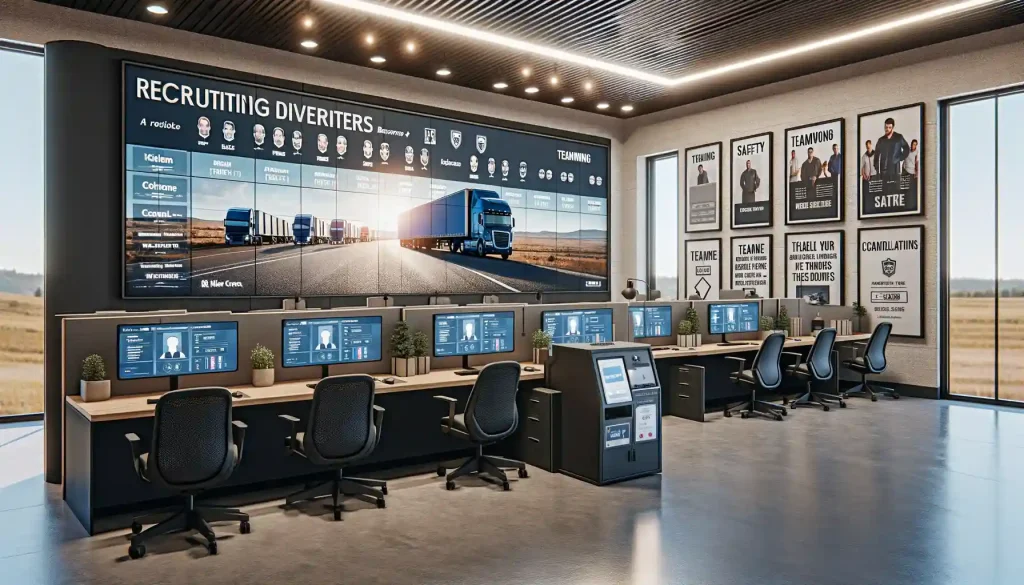 Recruitment and training office to start a truck company in Truck Simulator Ultimate